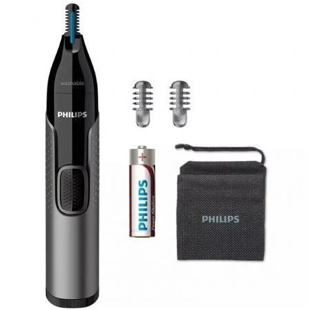 Perfilador Philips Nose Trimmer 3650 Serie 3000/ a Pilas/ 3 Accesorios