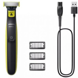 Cortabarbas Philips Oneblade QP2724/10/ con Batería/ 3 Acces | APLIUM