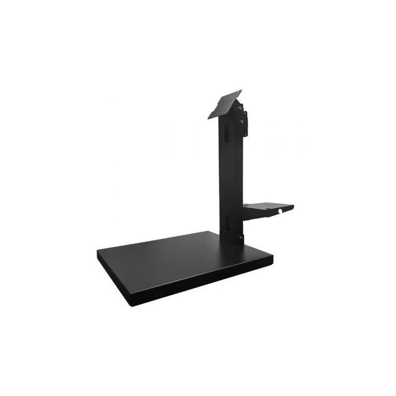 Soporte de Sobremesa para 2 Monitores, TPV, Cajón Portamonedas y Impre