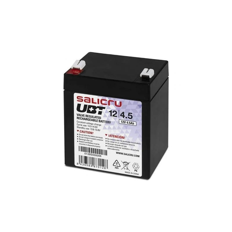 Batería Salicru UBT 12/4,5 compatible con SAI Salicru según | APLIUM
