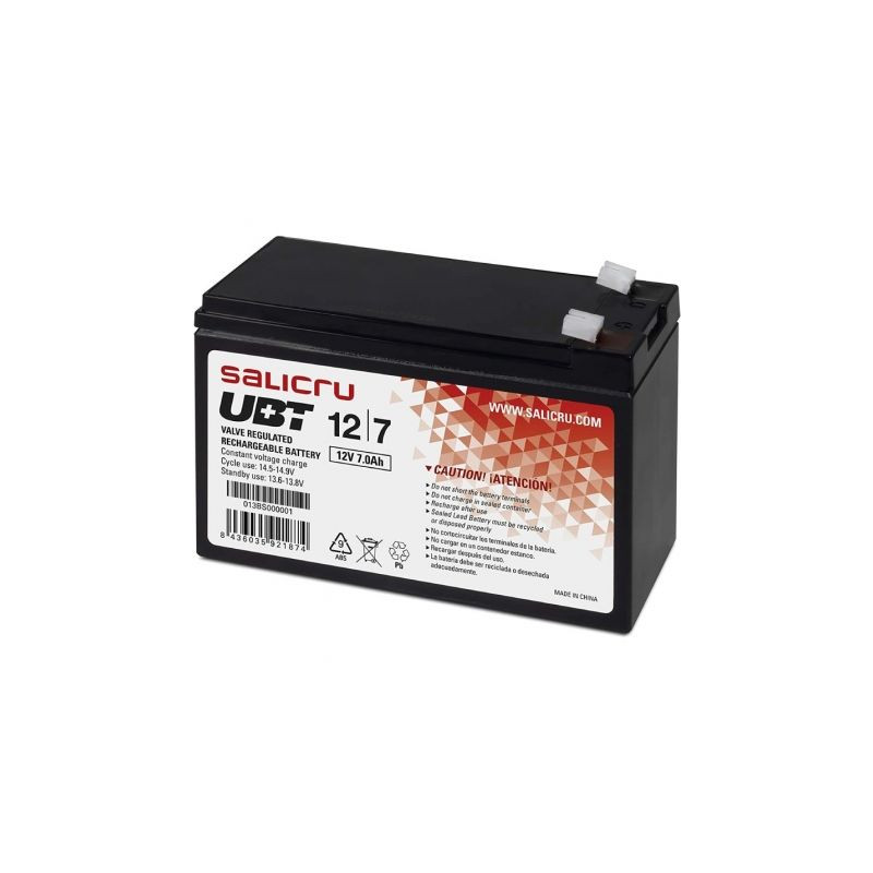 Bateria Ubt 12/7 7 Ah / 12V Sin Mantenimiento | APLIUM