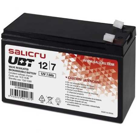 Bateria Ubt 12/7 7 Ah / 12V Sin Mantenimiento | APLIUM