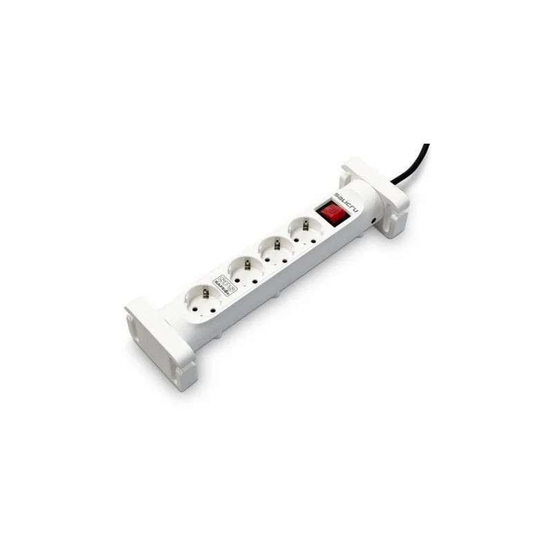 Regleta con interruptor Salicru SAFE 4S/ 4 Tomas de corriente/ Cable 1