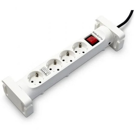 Regleta con interruptor Salicru SAFE 4S/ 4 Tomas de corriente/ Cable 1