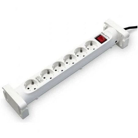 Regleta con interruptor Salicru SAFE 6S/ 6 Tomas de corriente/ Cable 1