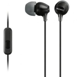 Auriculares Intrauditivos Sony MDR-EX15AP/ con Micrófono/ Jack 3.5/ Ne