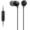 Auriculares Intrauditivos Sony MDR-EX15AP/ con Micrófono/ Jack 3.5/ Ne
