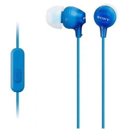 Auriculares Intrauditivos Sony MDR-EX15APLI/ con Micrófono/ Jack 3.5/