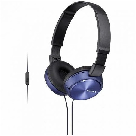 Auriculares Sony MDRZX310APL/ con Micrófono/ Jack 3.5/ Azules