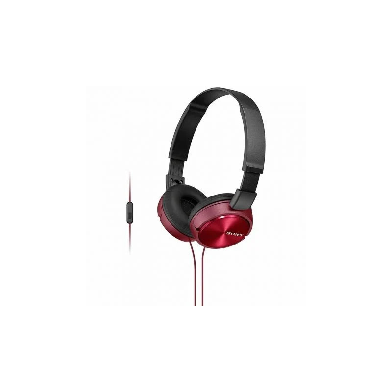 Auriculares Sony MDRZX310APR/ con Micrófono/ Jack 3.5/ Rojos