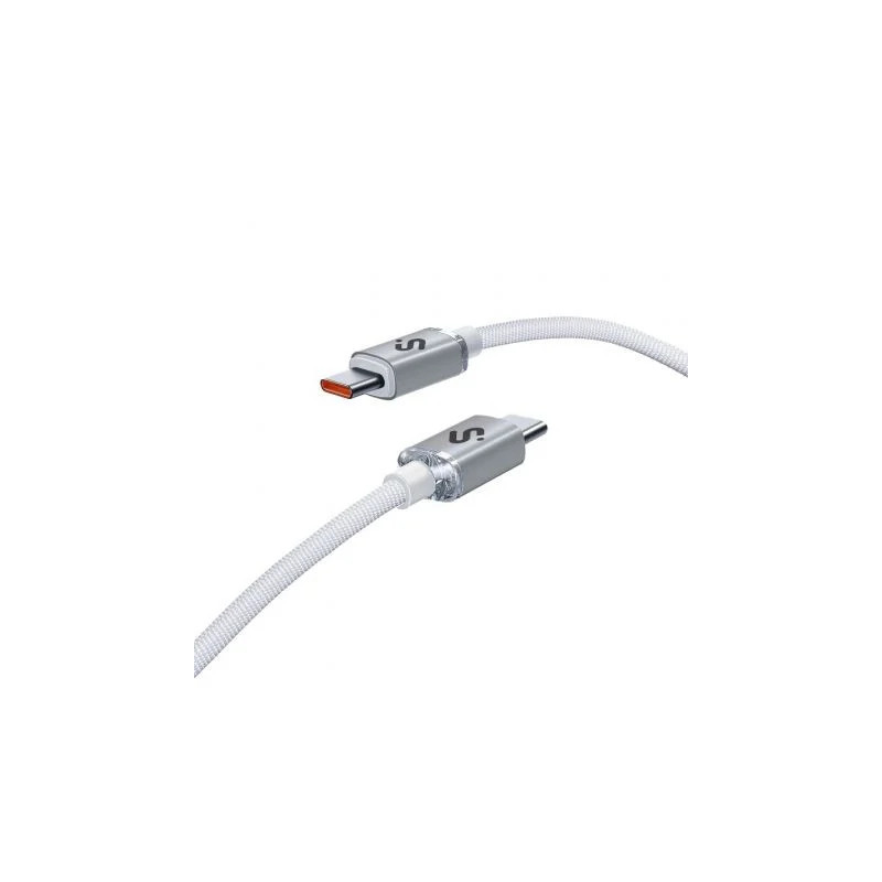 SUBBLIM CABLE OPTIMUS 60W C-C 1m WHITE | APLIUM