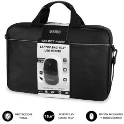 SUBBLIM Maletín con Ratón Select Pack Wired Mouse USB + Lapt | APLIUM