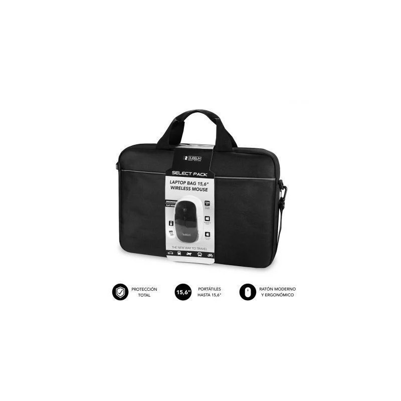 Maletín + Ratón Inalámbrico Subblim Select Pack para Portáti | APLIUM