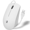 Ratón Subblim Business Silencioso/ Hasta 1200 DPI/ Blanco | APLIUM