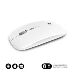 Ratón Inalámbrico Subblim Dual Flat/ Batería recargable/ Hasta 1600 DP