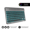 Teclado Compacto Inalámbrico Subblim Smart Backlit/ Gris | APLIUM