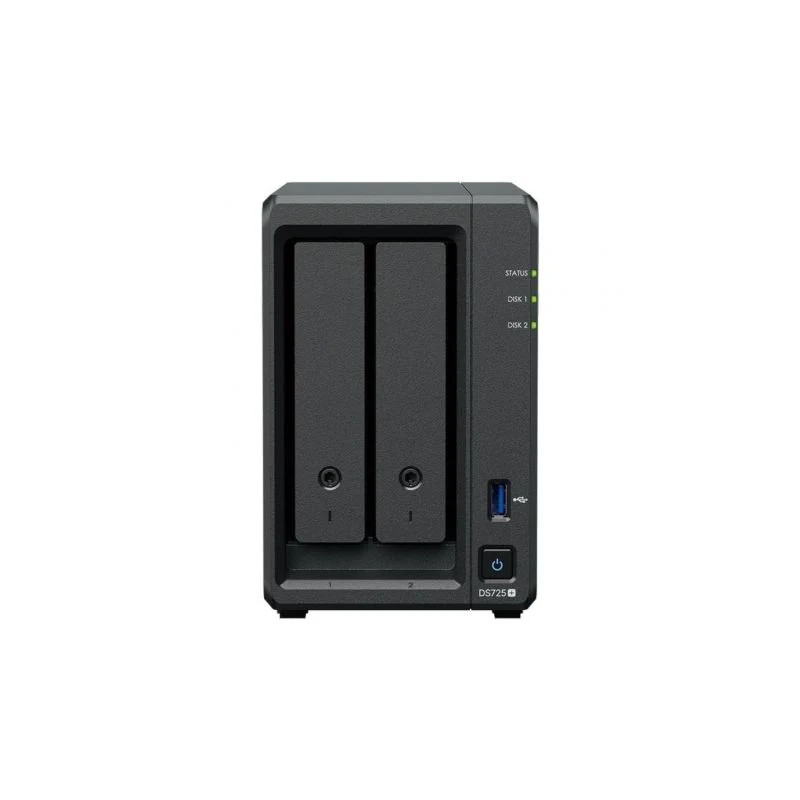 NAS Synology Diskstation DS725+/ 2 Bahías 3.5"- 2.5"/ 8GB DDR4/ Format