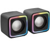 Altavoces Mars Gaming MSCUBE/ 8W/ 2.0/ Negros | APLIUM