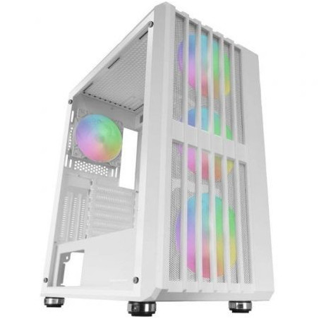 Caja Gaming Semitorre Mars Gaming MC-VAULT/ Blanca