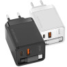 Cargador de Pared GaN Mars Gaming MD-GAN65R/ 1xUSB Tipo-C/ 1xUSB/ 65W/