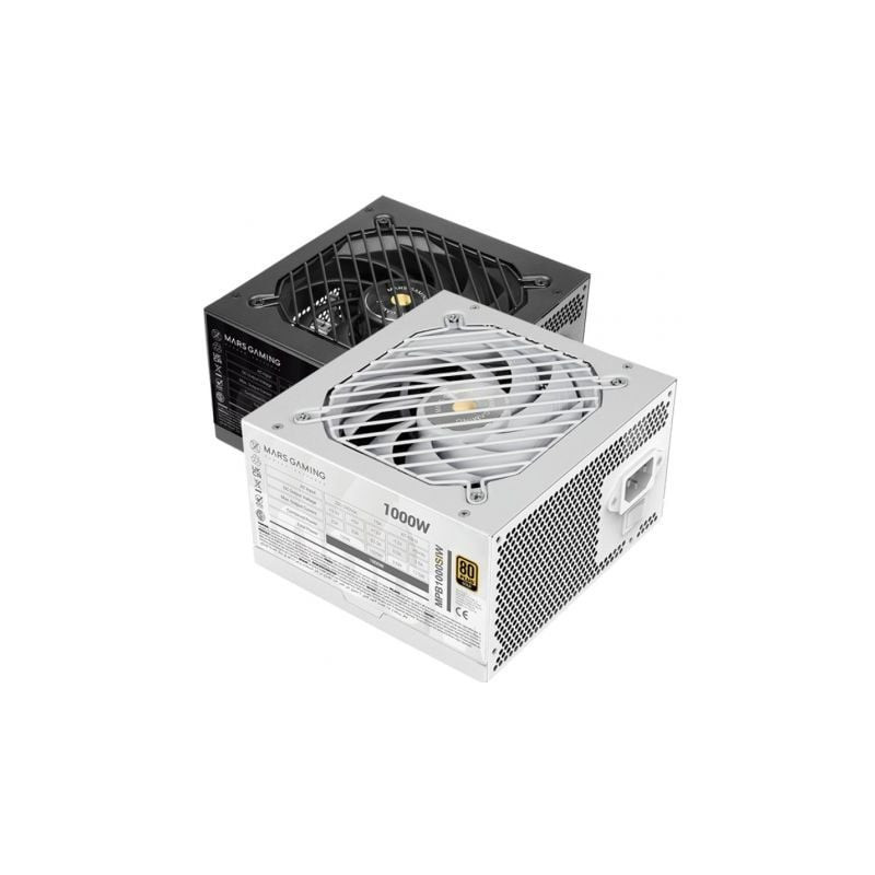 Fuente de Alimentación Mars Gaming MPB1000SI/ 1000W/ Ventilador 12cm/