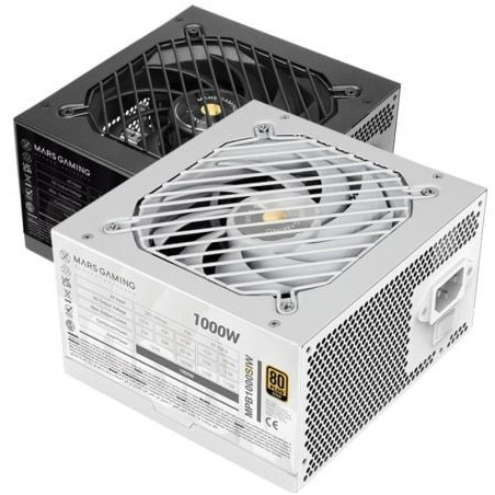 Fuente de Alimentación Mars Gaming MPB1000SI/ 1000W/ Ventilador 12cm/