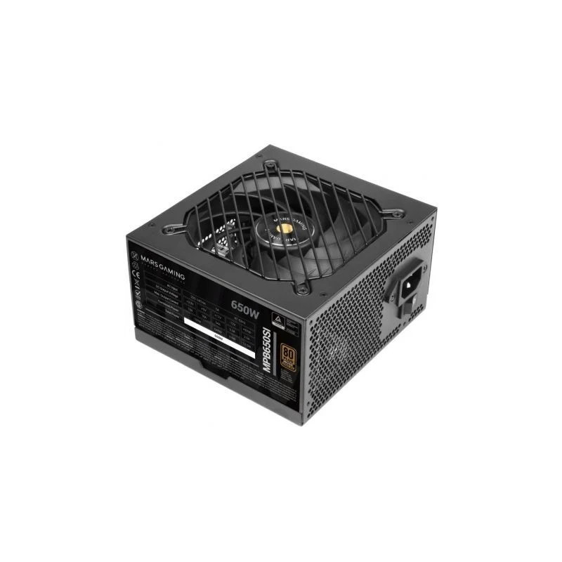 Fuente de Alimentación Mars Gaming MPB650SI/ 650W/ Ventilador 12cm/ 80