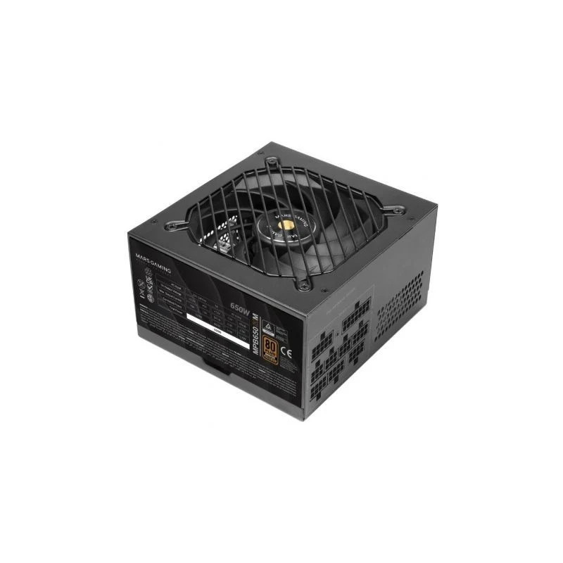 Fuente de Alimentación Mars Gaming MPB650SIM/ 650W/ Ventilador 12cm/ 8