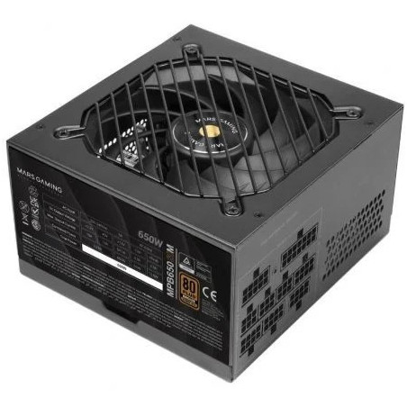 Fuente de Alimentación Mars Gaming MPB650SIM/ 650W/ Ventilador 12cm/ 8