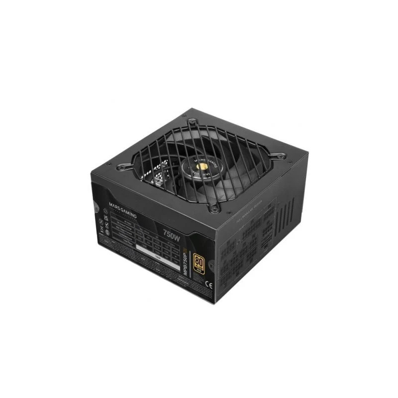 Fuente de Alimentación Mars Gaming MPB750PSI/ 750W/ Ventilador 14cm/ A