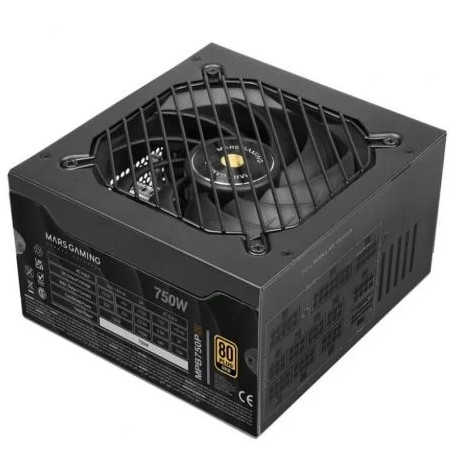 Fuente de Alimentación Mars Gaming MPB750PSI/ 750W/ Ventilador 14cm/ A