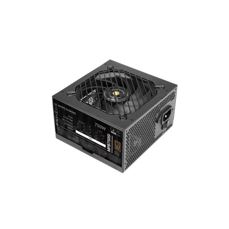 Fuente de Alimentación Mars Gaming MPB750SI/ 750W/ Ventilador 12cm/ 80