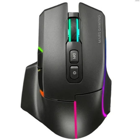 Ratón Inalámbrico Mars Gaming MMW-VECTOR/ Batería Recargable/ Hasta 12