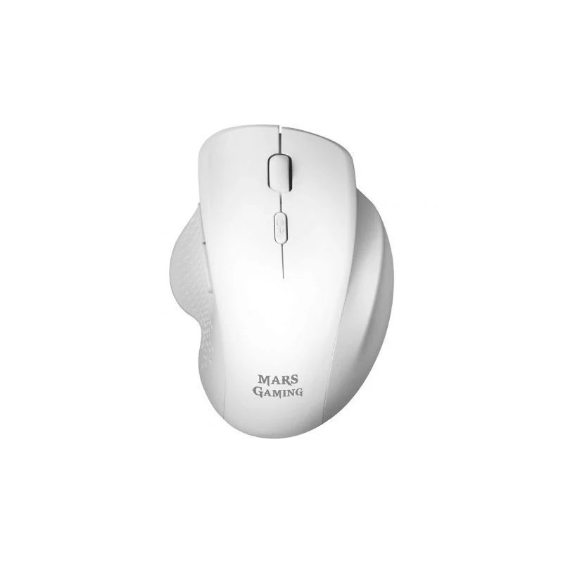 Ratón Inalámbrico Mars Gaming MMWERGO/ Hasta 3200 DPI/ Blanco