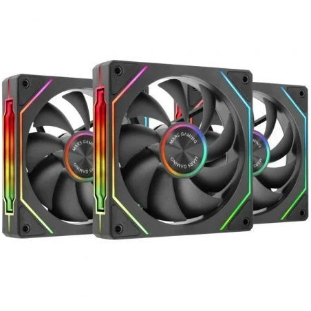 Pack 3 Ventiladores Mars Gaming MF-LINKFINITYKIT2/ 12cm/ ARGB