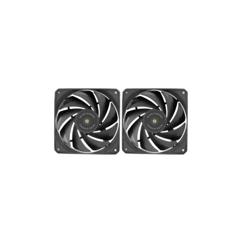 Pack 2 Ventiladores Mars Gaming MF-NCLX2/ 12cm