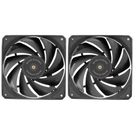 Pack 2 Ventiladores Mars Gaming MF-NCLX2/ 12cm