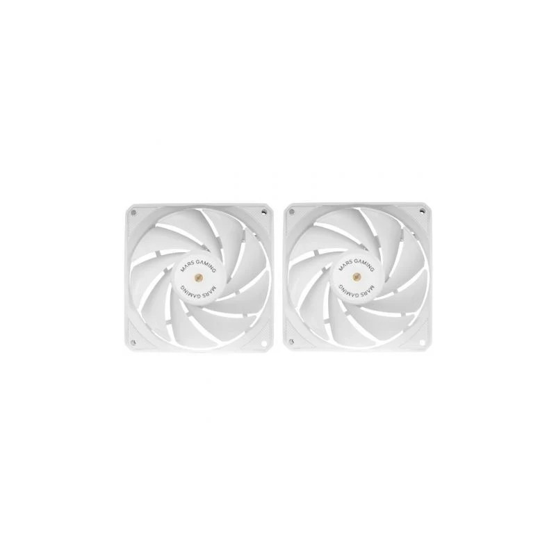 Pack 2 Ventiladores Mars Gaming MF-NCLX2/ 12cm