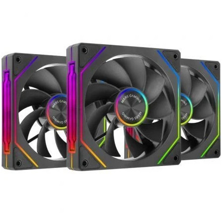 Pack 3 Ventiladores Invertidos Mars Gaming MF-LINKFINITYKIT2R/ 12cm/ A