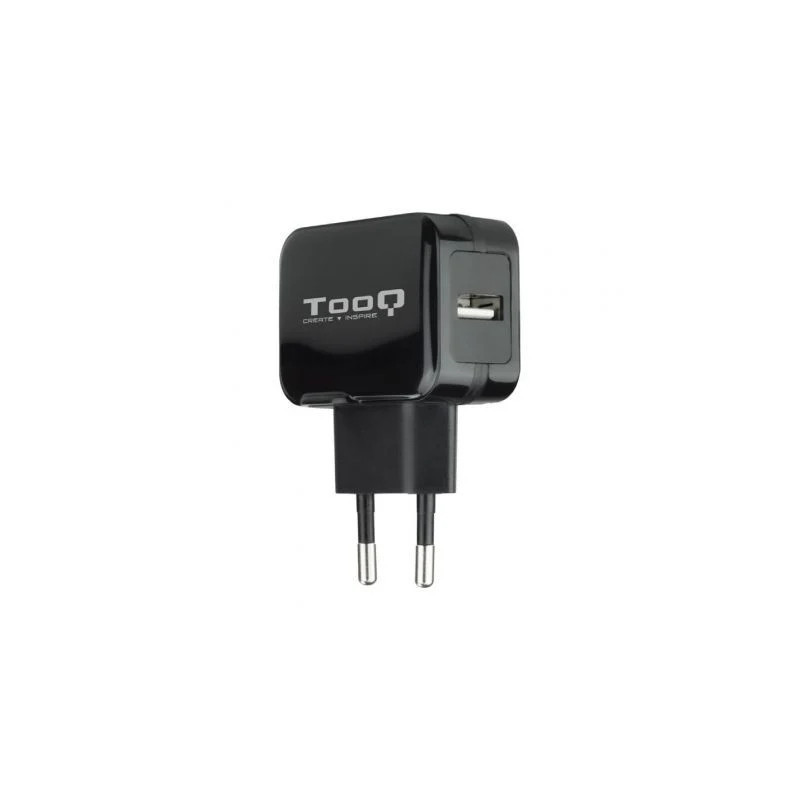 Cargador de Pared TooQ TQWC-1S01/ 1xUSB/ 12W/ Negro | APLIUM