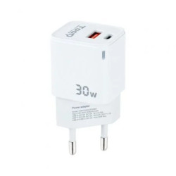 Cargador de Pared GaN TooQ TQWC-GANQCPD30WT/ 1xUSB Tipo-C/ 1 | APLIUM