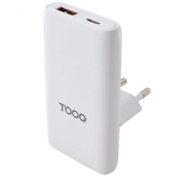 Cargador de Pared Universal GaN para Viaje TooQ TQWC-GANSL65 | APLIUM