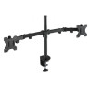 Soporte de Mesa para 2 Monitores TooQ DB1232TN-B/ Giratorio/ Inclinabl
