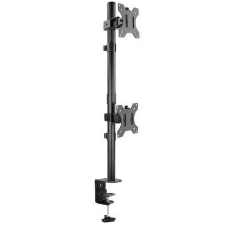 Soporte de Mesa para 2 Monitores TooQ DB1233TNV-B/ Giratorio/ Inclinab