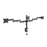 Soporte de Mesa para 3 Monitores TooQ DB1327TN-B/ Giratorio/ Inclinabl