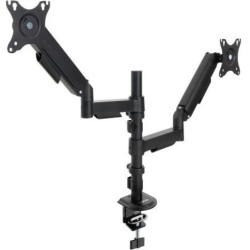 Soporte de Mesa para 2 Monitores TooQ DB1533TNR-B/ Giratorio/ Inclinab