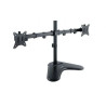 Soporte de Sobremesa para 2 Monitores TooQ DB1702TN-B/ Giratorio/ Incl