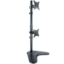 Soporte de Sobremesa para 2 Monitores TooQ DB1703TNV-B/ Giratorio/ Inc