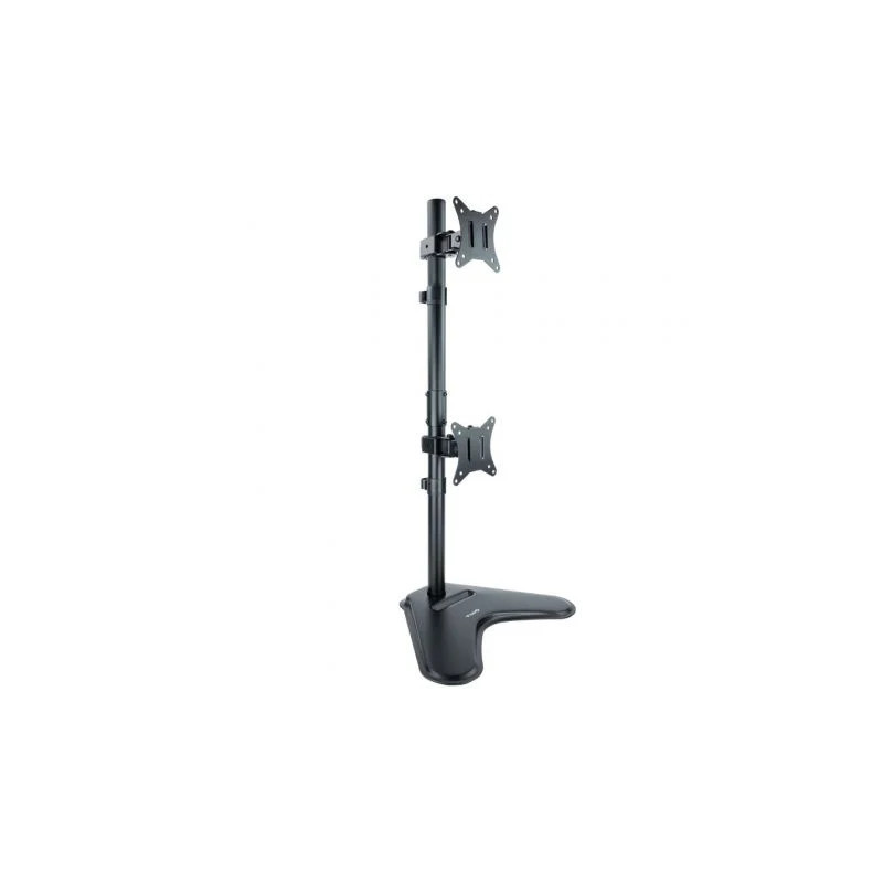 Soporte de Sobremesa para 2 Monitores TooQ DB1703TNV-B/ Giratorio/ Inc