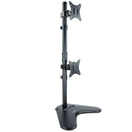 Soporte de Sobremesa para 2 Monitores TooQ DB1703TNV-B/ Giratorio/ Inc